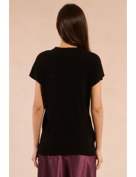 Sweater with low armholes