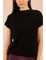 Sweater with low armholes
