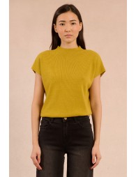 Sweater with low armholes