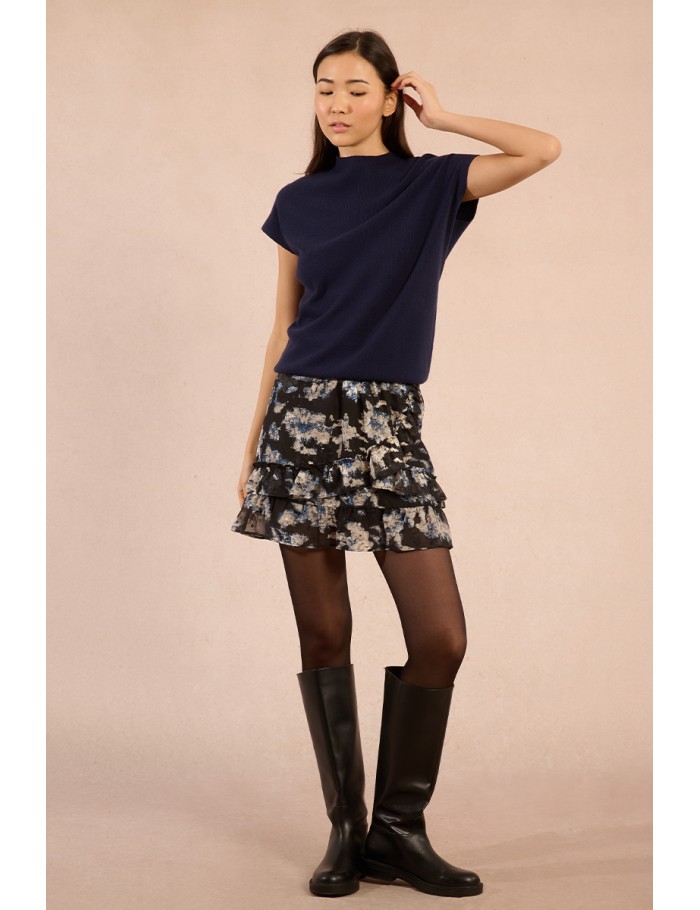 Sweater with low armholes