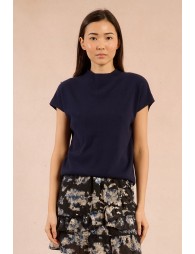 Sweater with low armholes
