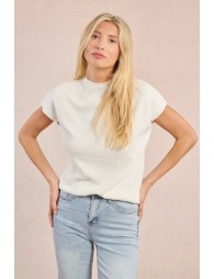 Sweater with low armholes