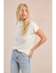 Sweater with low armholes