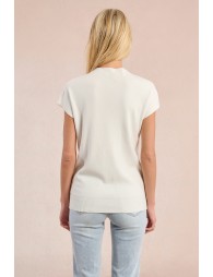 Sweater with low armholes