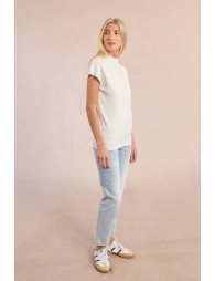 Sweater with low armholes