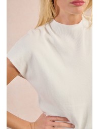Sweater with low armholes