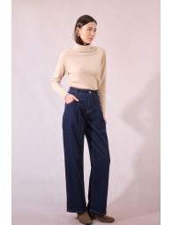 Pantalón  vaquero perneras anchas