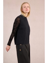 Pull sans manches, ouvert dans le dos