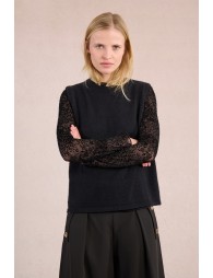 Pull sans manches, ouvert dans le dos