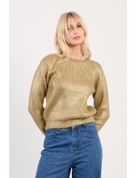 Lamé effect sweater