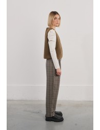 Veste sans manches, imitation mouton