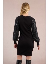 Robe courte, bi-matière