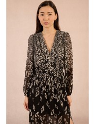 Robe longue imprimée
