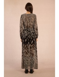 Robe longue imprimée