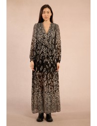 Robe longue imprimée