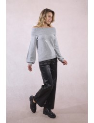 Pull en maille parsemé de sequins