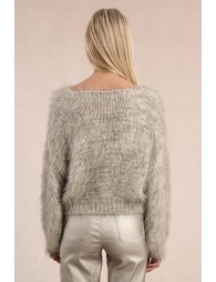 Pull en maille texturée