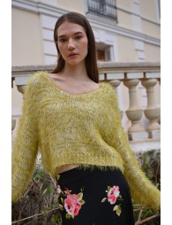 Pull en maille texturée