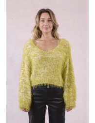 Pull en maille texturée