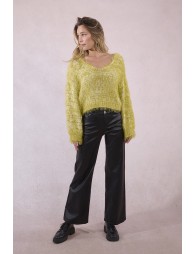 Pull en maille texturée
