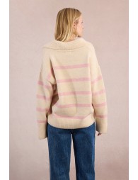 Pull polo rayé