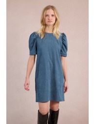 Robe droite, manche gigot