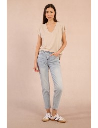 Pull à manches courtes en maille