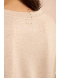 Pull à manches courtes en maille