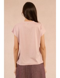 Pull à manches courtes en maille