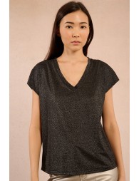Pull à manches courtes en maille