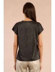 Pull à manches courtes en maille