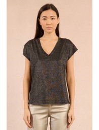 Pull à manches courtes en maille