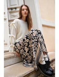 Long skirt, bohemian print