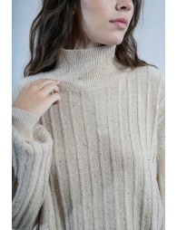 Pull en maille pailletée