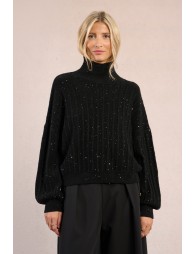 Pull en maille pailletée