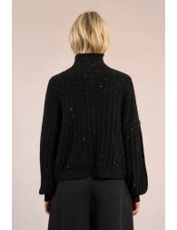 Pull en maille pailletée