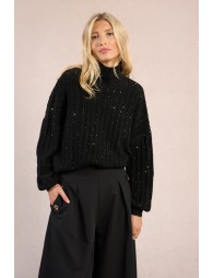 Pull en maille pailletée