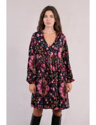 Robe courte, imprimé ethnique