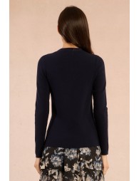 Pull en maille, encolure fantaisie