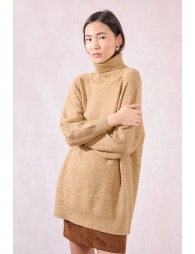 Pull oversize en maille et sequins