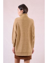 Pull oversize en maille et sequins