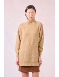 Pull oversize en maille et sequins