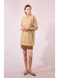 Pull oversize en maille et sequins