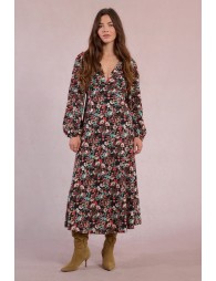Robe longue imprimé fleuri