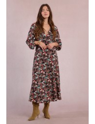 Robe longue imprimé fleuri