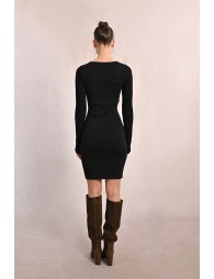 Robe ajustée en maille
