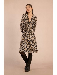 Robe portefeuille, imprimé fleuri