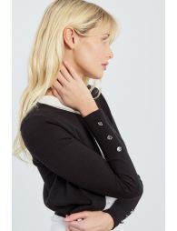 Lightweight cardigan with chain