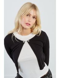 Lightweight cardigan with chain