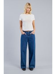 Pantalónlargo vaquero perneras anchas